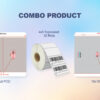 Valmo Branded Combo 2: 10x14 (1000pcs),16x18 (400pcs) & 4x6" (4 Roll)